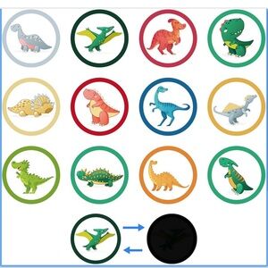 Magic Dinosaur Potty Training Stickers!
